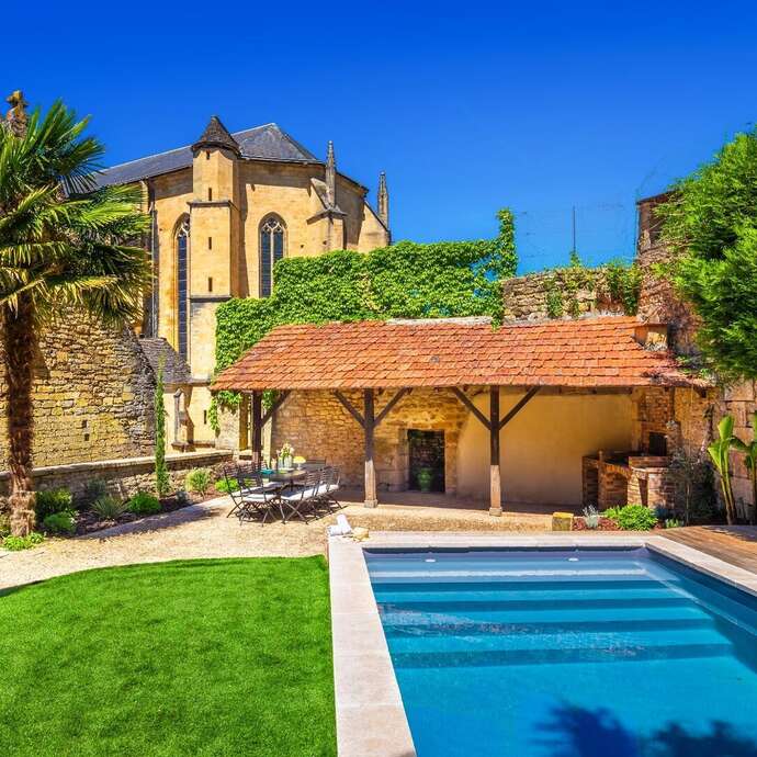 Maison des Chanoines piscine privée à Sarlat