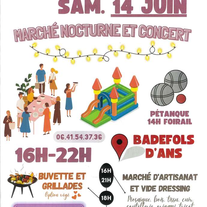 Marché Nocturne et Concert