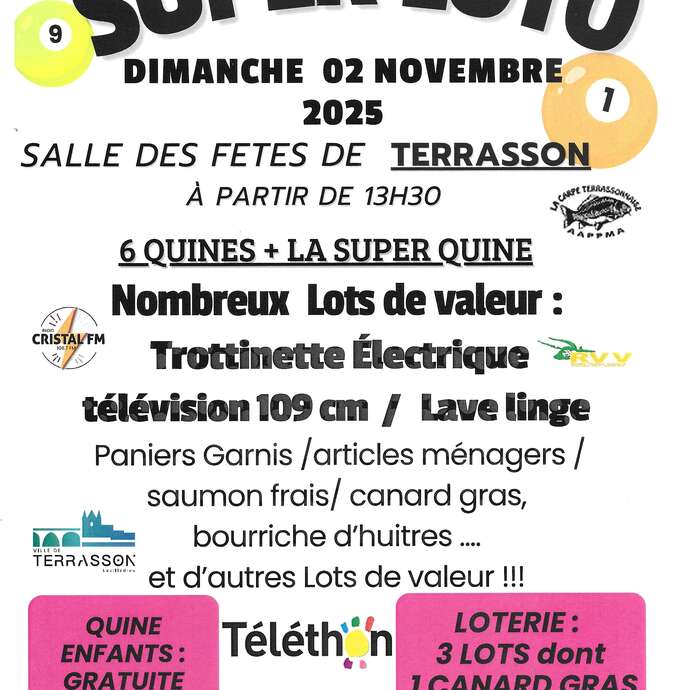 Super Loto de la Carpe Terrassonnaise Super Loto de la Carpe Terrassonnaise
