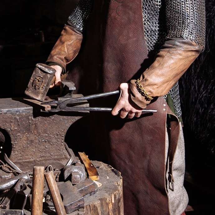 Atelier démonstration de ferronnerie d'art-Châteaux en fête