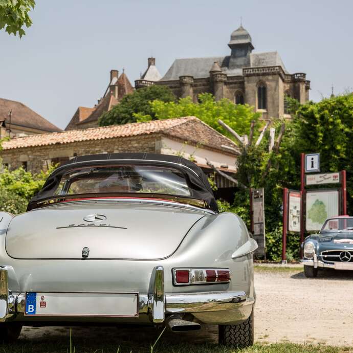 Exposition de voitures de collection