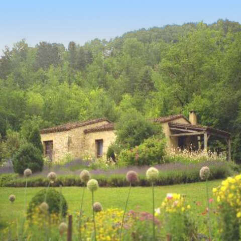 Le Vallon de l'Albarède au sud de Sarlat