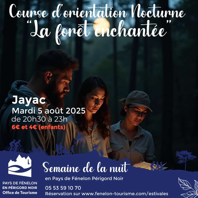 Semaine de la Nuit : Course d'orientation nocturne - La forêt enchantée à Jayac