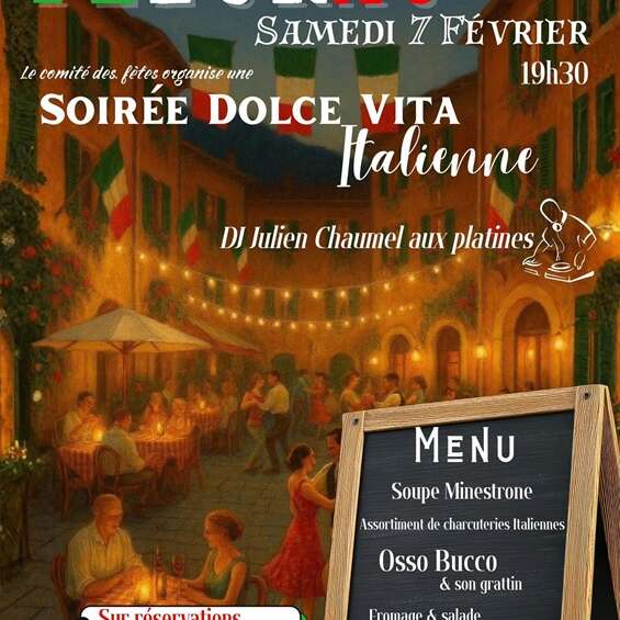 Soirée Dolce Vita Italienne