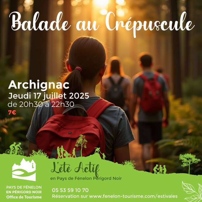 ÉTÉ ACTIF : Balade au crépuscule à Archignac