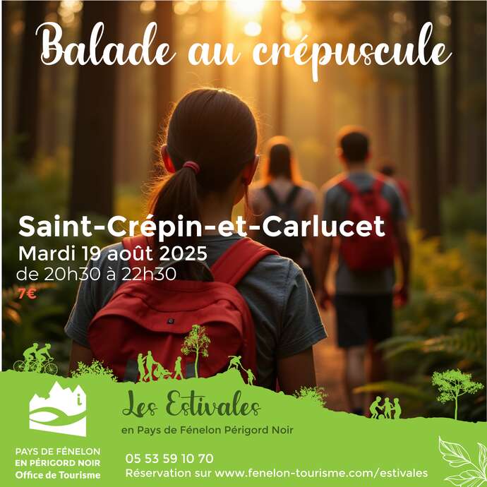 ÉTÉ ACTIF : Balade au crépuscule à Saint-Crépin