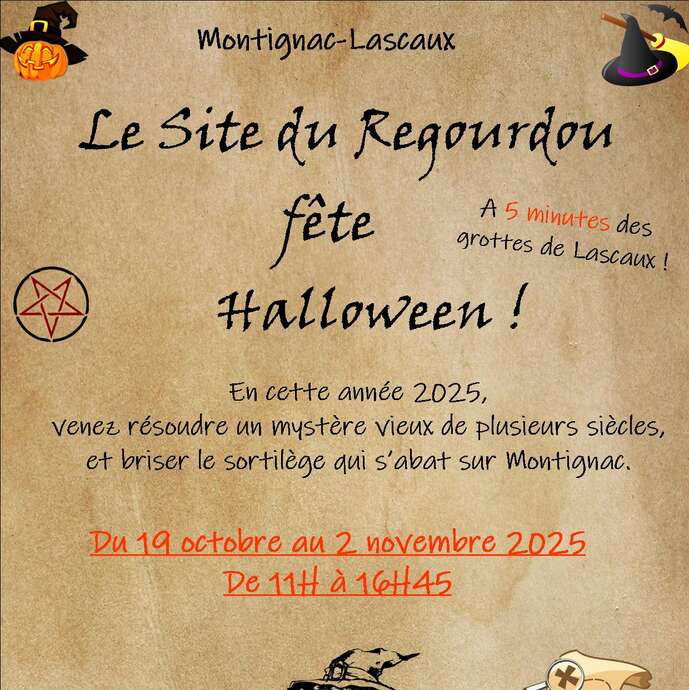 Le site du Régourdou fête halloween
