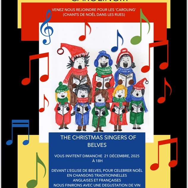 Caroling: les Christmas singers of Belvès chantent Noël
