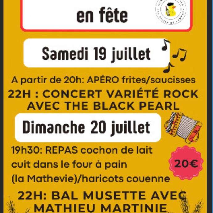 St-julien de lampon en fête