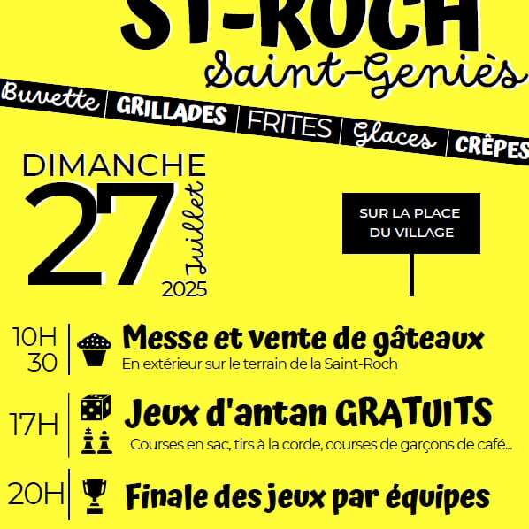 Fête de la St-Roch à Saint-Geniès