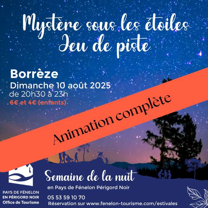 SEMAINE DE LA NUIT : Mystère sous les étoiles à Borrèze