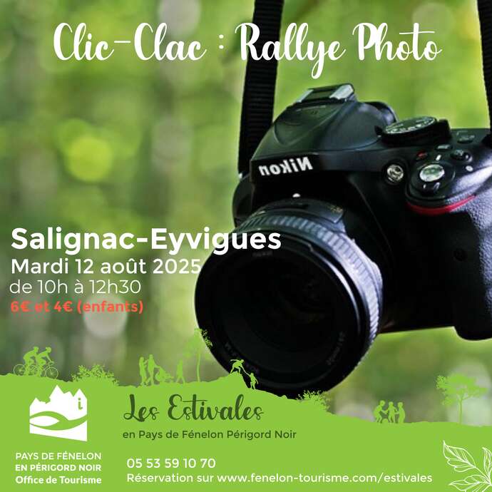 LES ESTIVALES : Clic clac à Salignac - jeu de piste photo