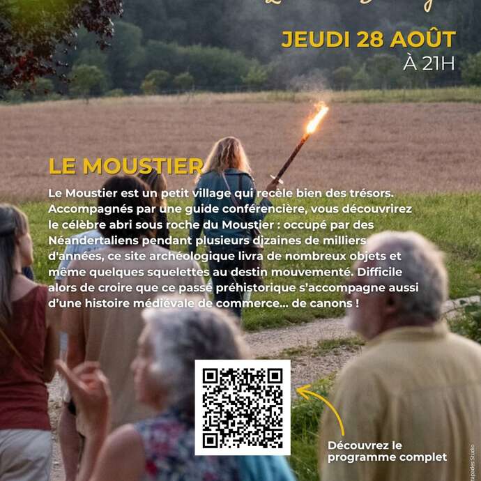 Visite guidée 2025 - Le Moustier Visite guidée 2025 - Le Moustier