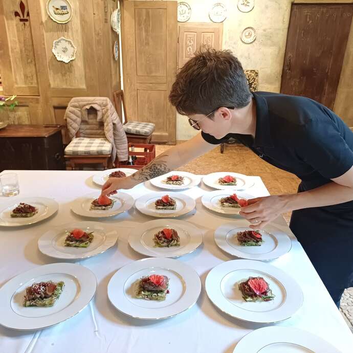 Visite guidée et repas aux chandelles - Châteaux en fête