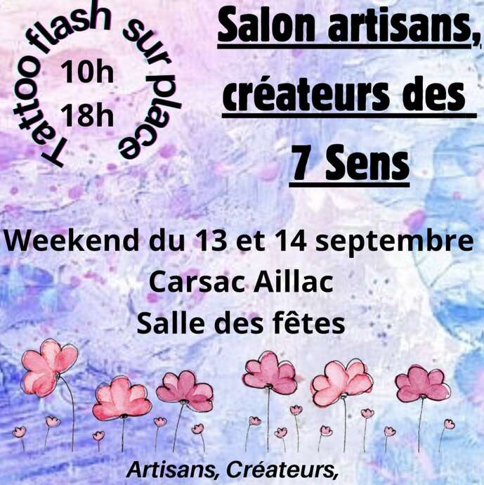 Salon artisans et créateurs des 7 sens à Carsac
