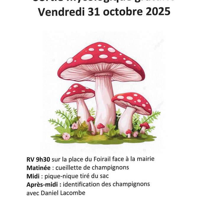 Sortie mycologique gratuite Sortie mycologique gratuite