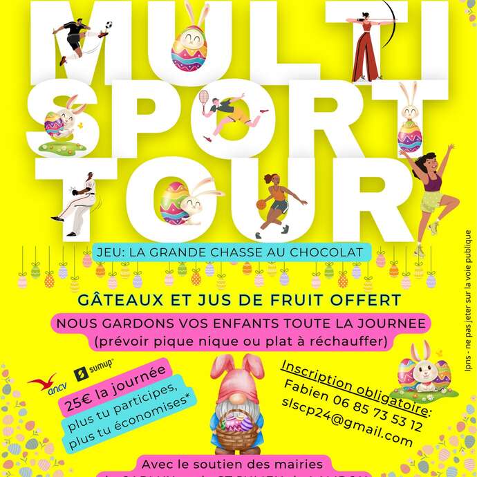 Multisport tour à Saint Julien de Lampon