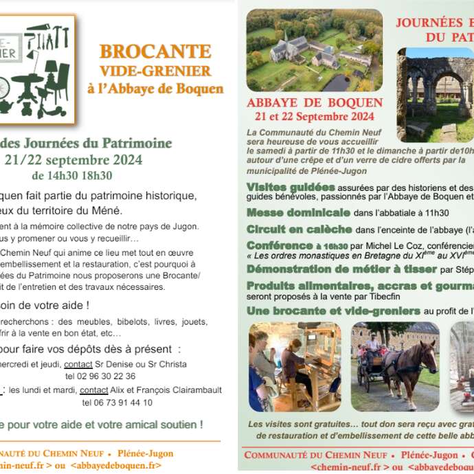 28. Abbaye de Boquen - Journées européennes du patrimoine