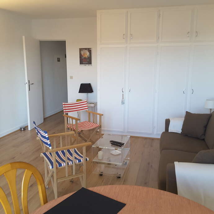 Studio vue sur mer et proche centre ville