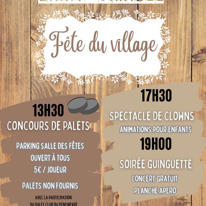 fête du village de Saint Trimoël