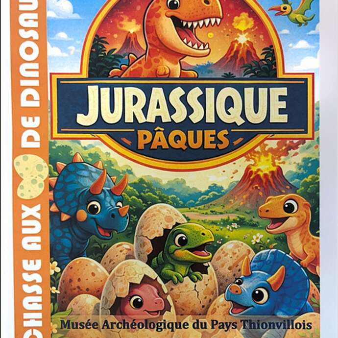 Jurassique Pâques La chasse aux œufs de dinosaures