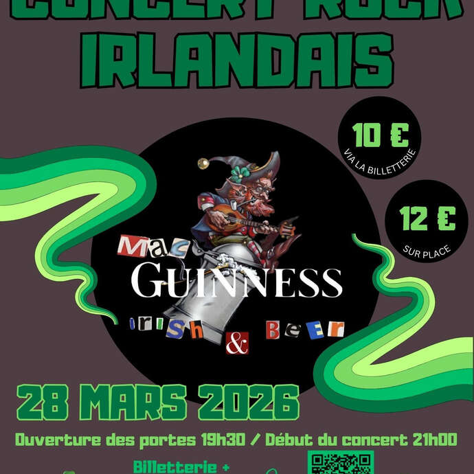 Concert rock irlandais