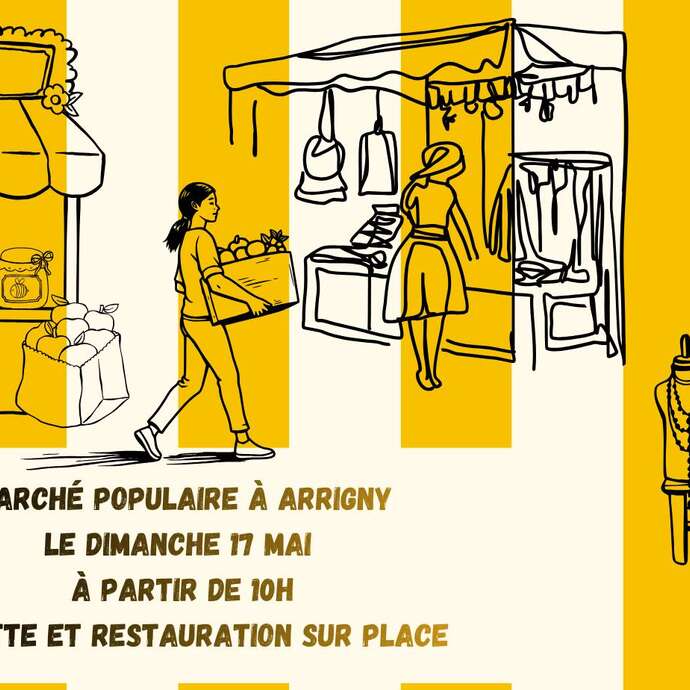 Marché populaire à Arrigny