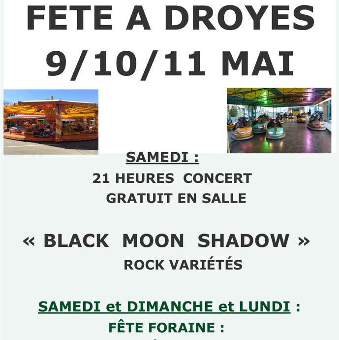 Fêtes du village de Droyes