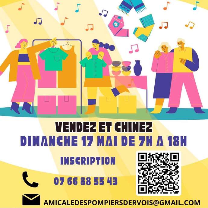 Brocante des Sapeurs Pompiers Dervois