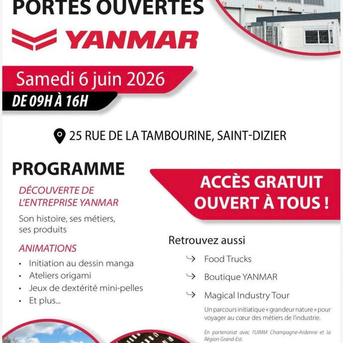 Journées Portes Ouvertes à Yanmar
