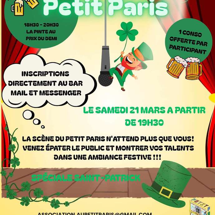 Scène ouverte spéciale "Saint Patrick"
