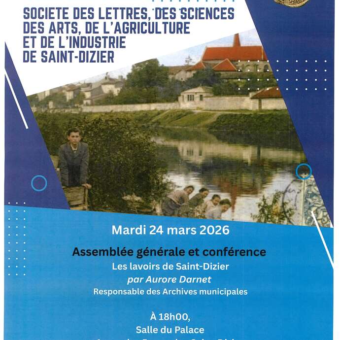 Assemblée générale et conférence : Les lavoirs de Saint-Dizier