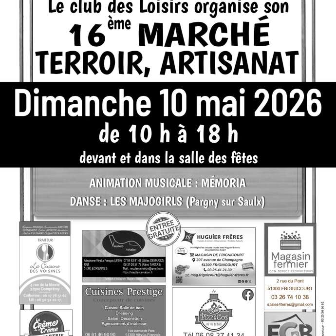 16ème Marché, Terroir, Artisanat