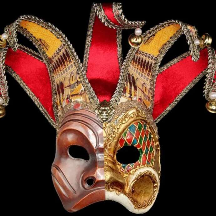 Exposition : Masques de Venise la satire et les paillettes