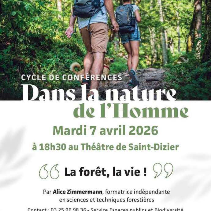 Conférence : "La forêt, la vie!"