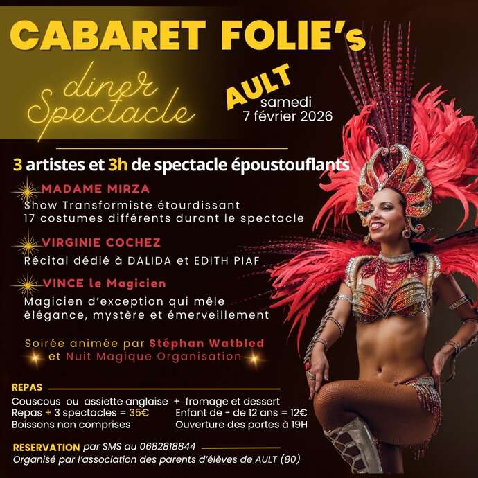 Dîner spectacle - Cabaret folie's
