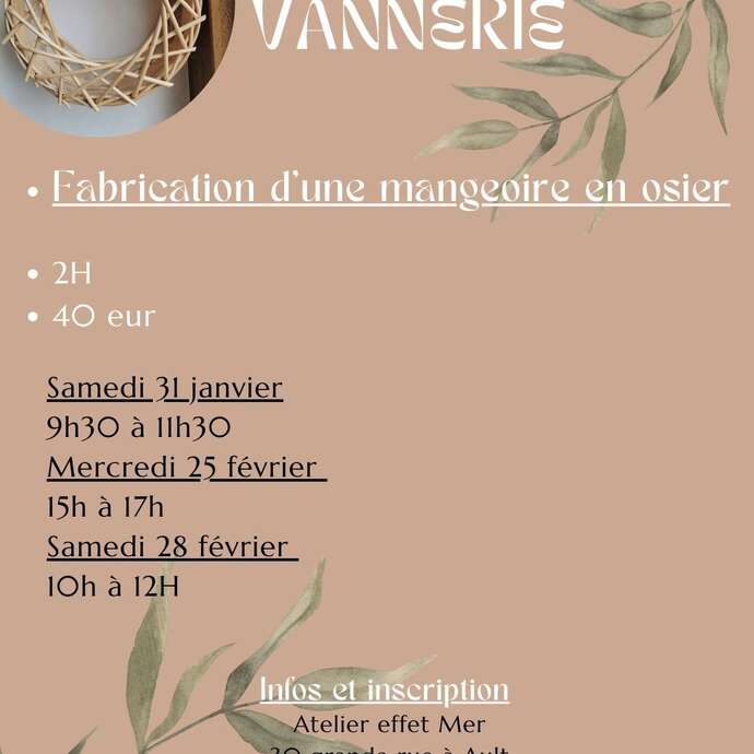 Initiation à la vannerie