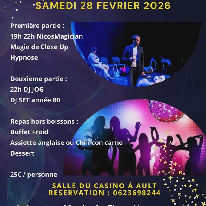 Dîner spectacle - Soirée années 80