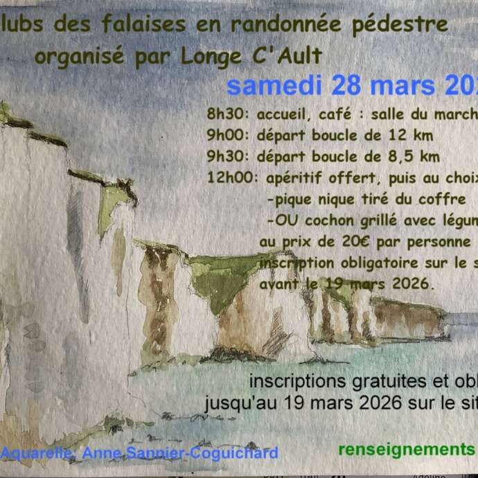 2ème interclubs des falaises en randonnée pédestre
