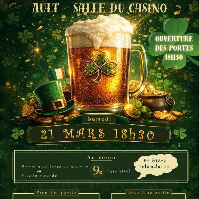 Soirée irlandaise Saint Patrick !