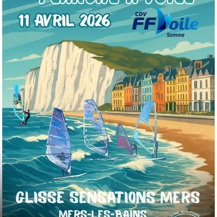 Régate départementale de planche à voile