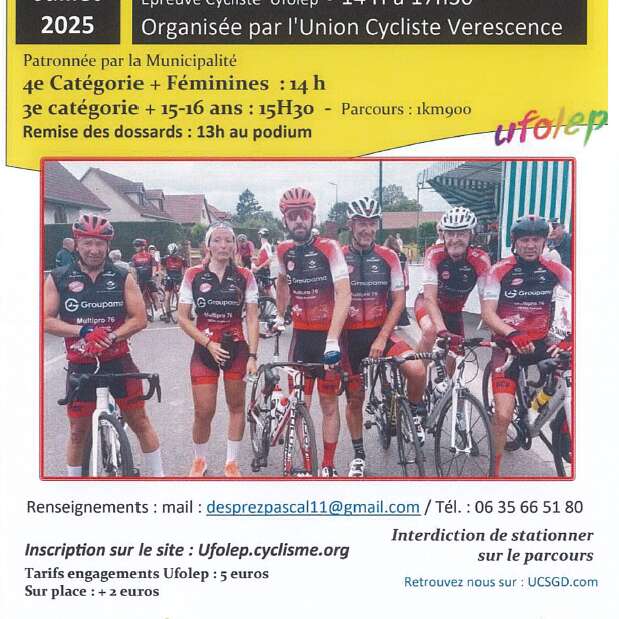 Épreuve cycliste - 42ème Prix de Dargnies
