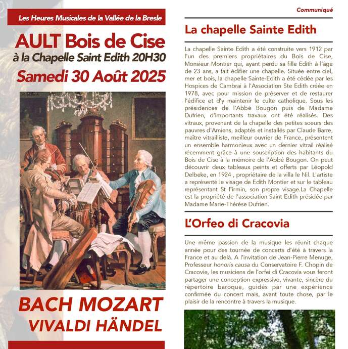 Les Heures Musicales de la Vallée de la Bresle - Orfeo di Cracovia