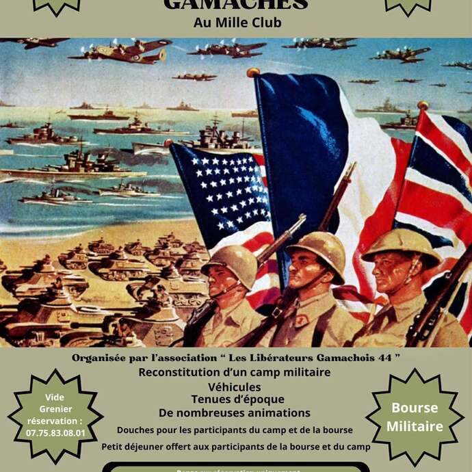 Camp WW2 : Reconstitution d'un camp militaire