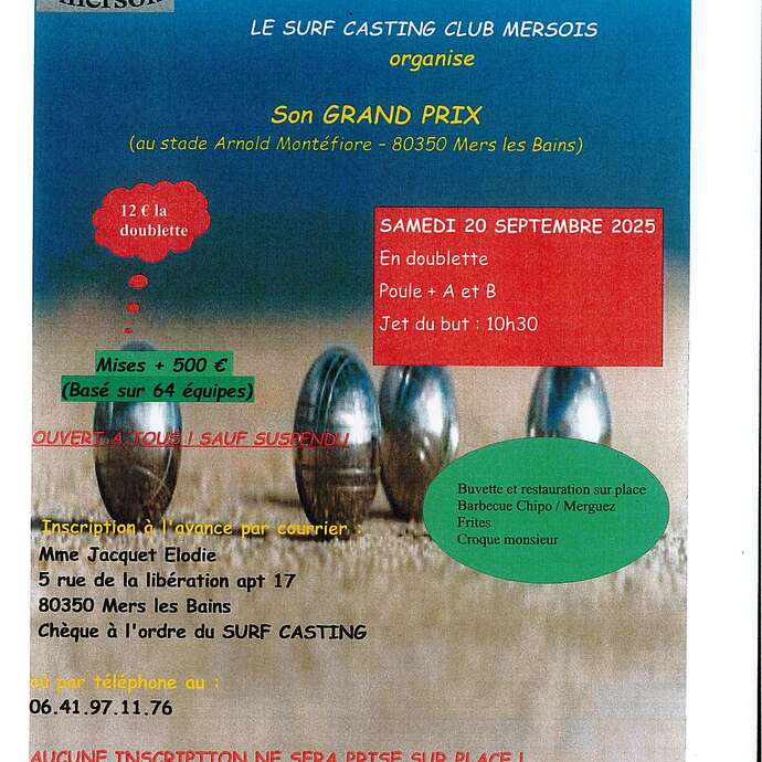 Grand Prix pétanque