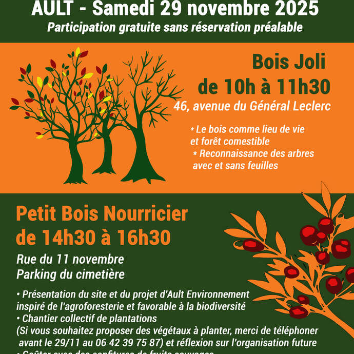 Sorties nature et plantations d'automne