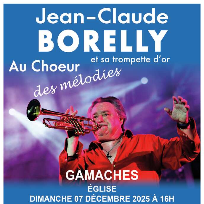 Jean-Claude Borelly et sa trompette d'or au choeur des mélodies