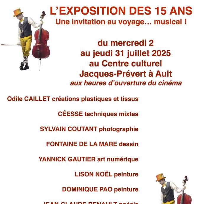 Exposition "Les 15 ans d'Ault en musiques"