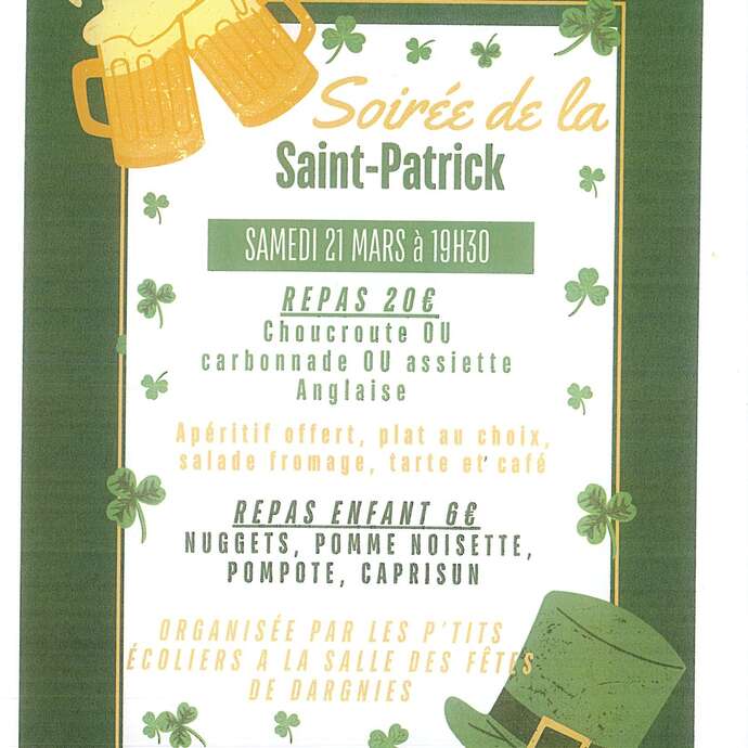 Soirée de la Saint-Patrick