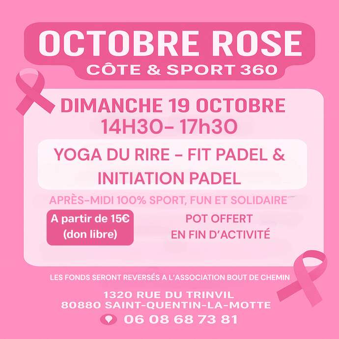 Octobre Rose à Côte & Sport
